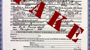 Discovering a parent’s fake name on one’s birth certificate